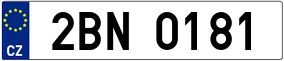 Truck License Plate